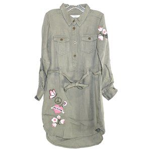 L.O.G.G. girl's long shirt dress LS EUC 5/6